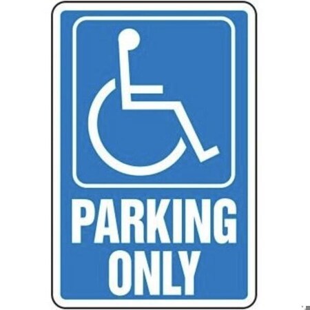 Accuform Safety Sign HANDICAPPED PARKING ONLY MVHR452XL